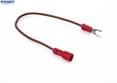 China Durable Electrical Cable Assemblies Receptacle Red Vehicle Wiring Harness for sale