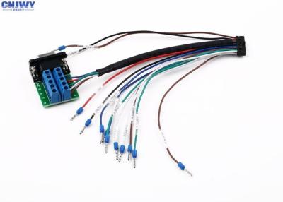 China I / O Breakout Electrical Cable Assemblies DGB9FT With 2.0mm DuPont Various Color Wire for sale