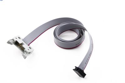 China 2 * 5 Pins IDC Ribbon Cable Assemblies , 2.54 Mm Pitch Ribbon Cable  PVC Material for sale
