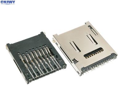중국 1개의 마이크로 SD 카드 연결관 Tai Ho 버전 구리 접촉 물자에 대하여 3 판매용