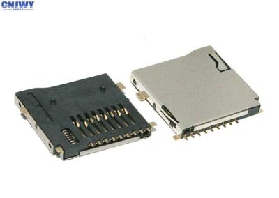 China El PIN externo de ConnectorHolder 9 del micro tarjeta SD de la soldadura del TF cuatro pies de uno mismo Shell mecanografía en venta