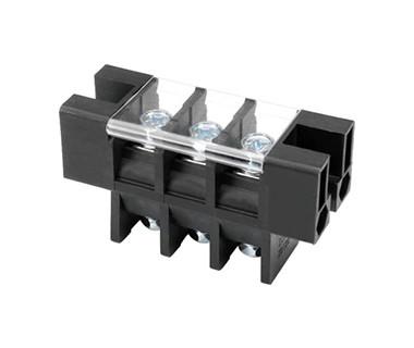 China 600V 75A 16.0mm Pitch Barrier Terminal Block Wire Range 22mm² PBT 1*03P for sale