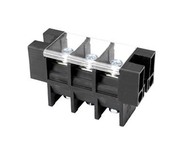 China Rectifiers Black Terminal Block With Cover Protection Customized Pins for sale