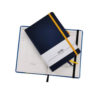 China Impresión personalizada Libro de notas A5 Diario B5 Cubierta suave Agenda de hilo de costura Diario de cuero en venta