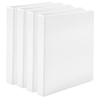 China White File Folder Durable Hinge ONE Touch Easy Open 3 Ring Binder With 4cm Back Width for sale