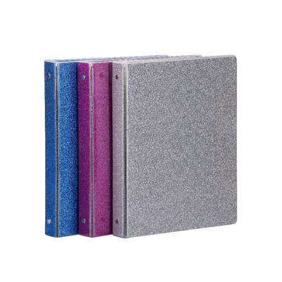 China Custom A4 Pearlescent Printing PVC Binder Paper Folder with PVC Material and BOX FILE for sale