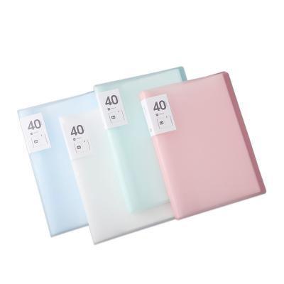 China customized A4 size transparent pocket file with the best and 0.65mm material thickness for sale