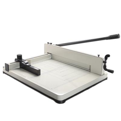 China 17kgs Heavy-Duty Manual Paper Cutter with High Speed Steel Blade No Minimum Order for sale