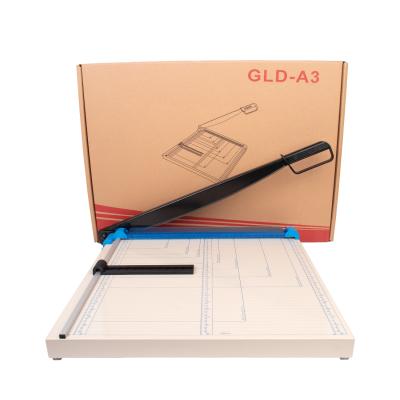 China Hermoso cortador de papel de escritorio manual de plástico A3 con guillotina de trabajo pesado en venta