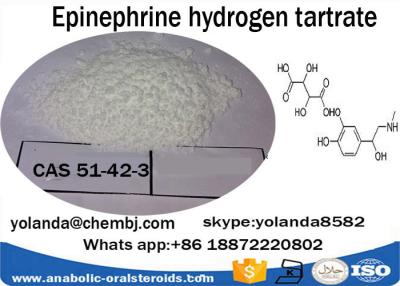 中国 USP35薬剤の等級のSterodのアドレナリンの水素の酒石酸塩CAS 51-42-3 販売のため