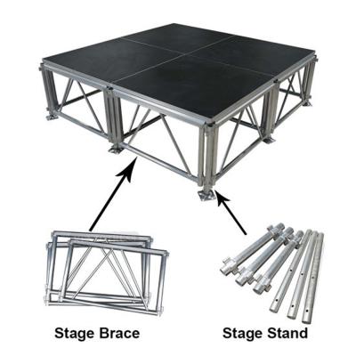 China Outdoor Concert Stage Assemble Stage 4feet*8feet Portable Stage Platform for sale