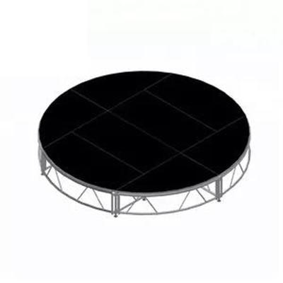 China Portable Circle Stage Platform Light Removable Aluminum Stage For Trade Show for sale