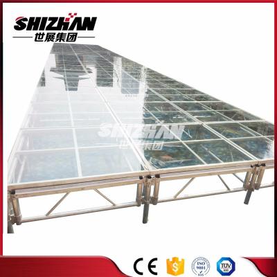 China Outdoor Transparent Stage Live Performance Stage for sale