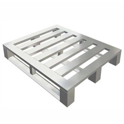 China Durable Weight Heavy Duty Aluminum Pallets Metal Pallets Single Faced for sale