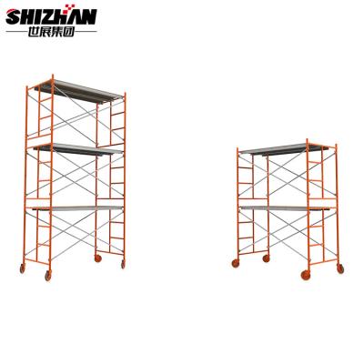 China Portable Aluminum Rolling Telescopic  Scaffold Tower Easy Assemble for sale