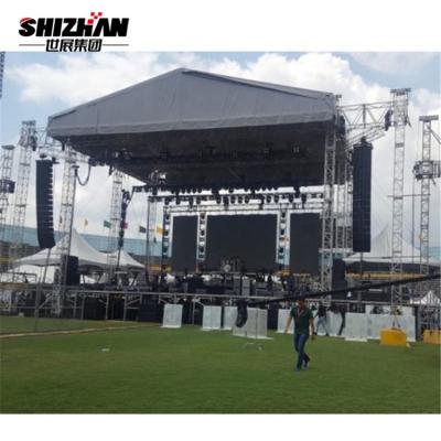 China 300*300mm 2m Length Aluminium Lighting Truss With Height Adjustable Wooden Stage for sale