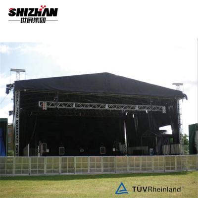 China 16 Degrees Hardness 400x400mm Concert Truss System Dj Booth Stage Lighting Truss for sale