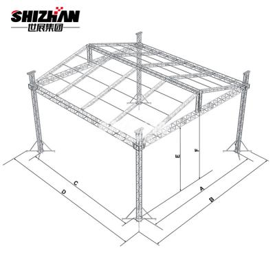 China Outdoor Mobile Aluminum Roof Truss Stands DJ Booth for sale