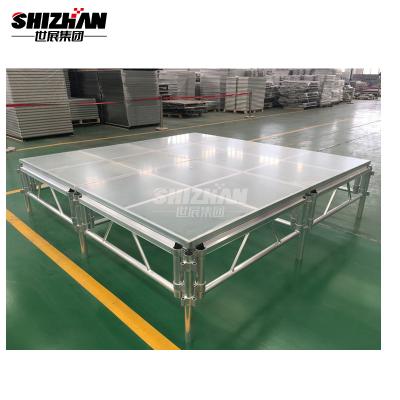 China Outdoor aluminum portable acrylic floor acrylic stage for sale