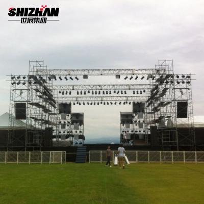 China Aluminiumrahmen-Stadiums-Licht-Binder DJ-Stand-Struktur-Ereignis-Zapfen 520*760mm zu verkaufen