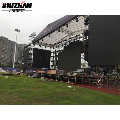 China Fast Build Aluminum Stage Light Truss System Spigot Global Truss F34 2m for sale
