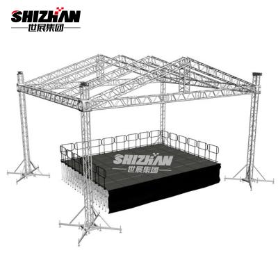 China Alloy Aluminum 6061-T6 Stage Light Truss Wedding Display for sale