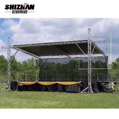 China Event Spigot Aluminum Stage Lighting Ground Support Truss System for sale