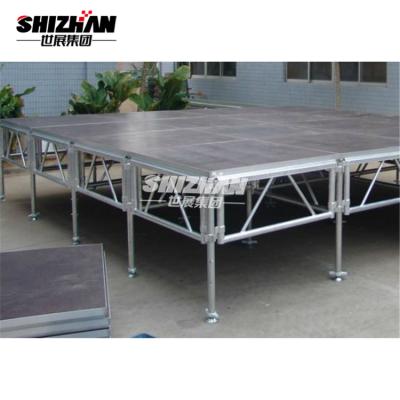 China Alloy Aluminum Stage Platforms Portable Table Eway Stage Floor Stand Stage for sale
