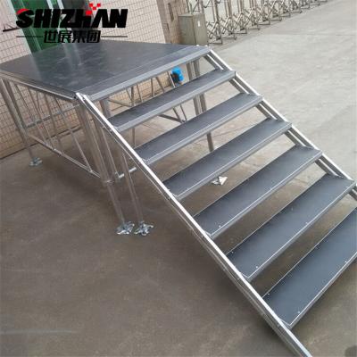 China Anti-slip aluminium frame mobile stage platform for outdoor concert for sale