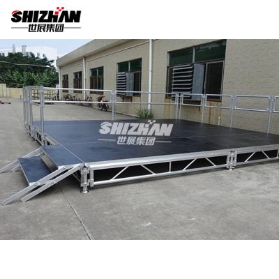 China Plataforma de iluminación de aluminio de encargo de alta calidad de la etapa al aire libre del sistema del braguero del tejado de la etapa de la plataforma en venta