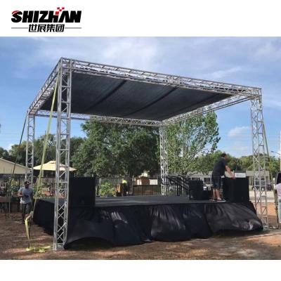 China Concert Outdoor 18mm Plywood Modular Mobile Wedding DJ Platform Stage for sale