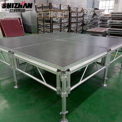 China Easy Install Fully Aluminum Adjustable TUV Portable Concert Stage for sale
