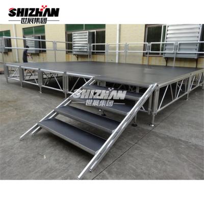 China Easy Install Podium Aluminum Stage Platforms Dancing Lighting Booth Truss for sale