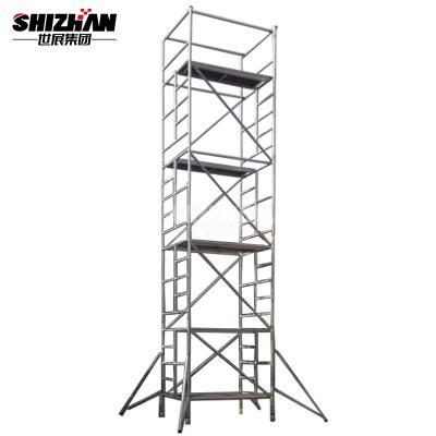 China Easy Install Mobile Aluminium Mobile Scaffolding Tower 3D Model for sale