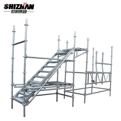 China Todo el sistema de acero móvil de aluminio del andamio de la plataforma de la escalera de las escaleras del andamio en venta