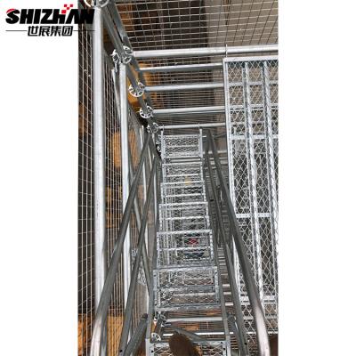 China Torre movible de la plataforma del andamio del andamio de aluminio del sistema los 8m de Ringlock en venta