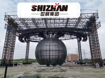 中国 LEDの球の長いスパンのトラス構造の頑丈な天井の照明トラス 販売のため