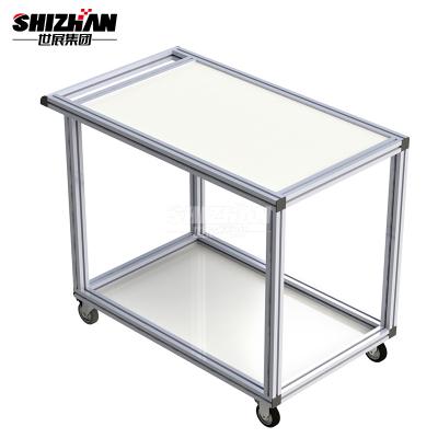 China La protuberancia de aluminio ancha perfila el perfil de aluminio de la cocina hexagonal de la ranura de T en venta