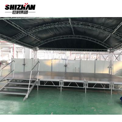 China Aluminiumausstellungs-Konzert-kurvte Stahldach-Binder gewölbt zu verkaufen