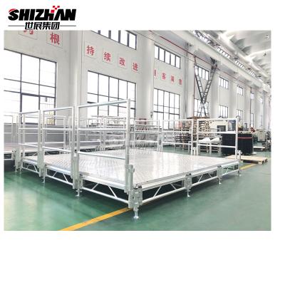 China Entertainment Event Aluminum Plywood Stage Platform Easy Assembly for sale