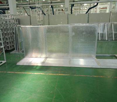 China El aluminio del acontecimiento protege concierta resbalón anti de la barrera del control de multitudes en venta