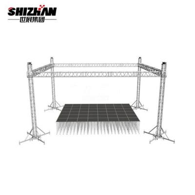 China Electric galvanized Aluminium Truss Frame With Step Repeat Banner for sale