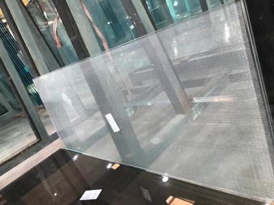 China 4m m Mesh Laminated Glass cubierto de metal en venta