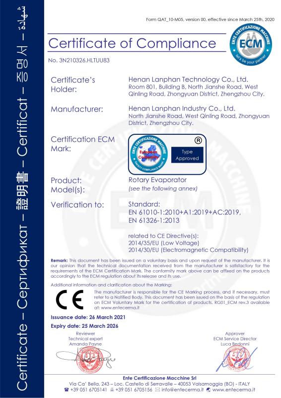 ce - Henan Lanphan Industry Co.,Ltd