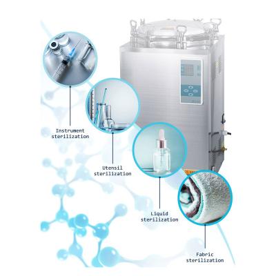 China Food 100 Liters Autoclaves Chemical Medicial High Pressure Steam Sterilizers 0.23 Mpa for sale