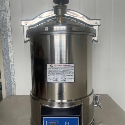 China Medical Dental Laboratory Autoclave Sterilizer Portable 18L 24L Electric Heating for sale