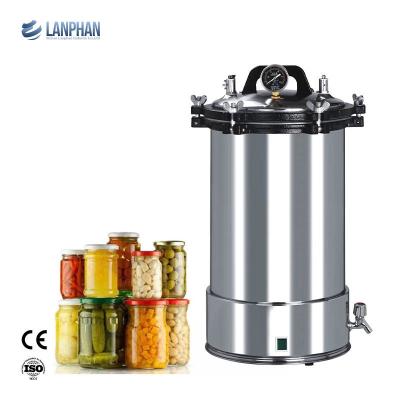 China Digital Display Steam Pressurized Sterilizer Autoclave Retort 24 L For Canned Food for sale