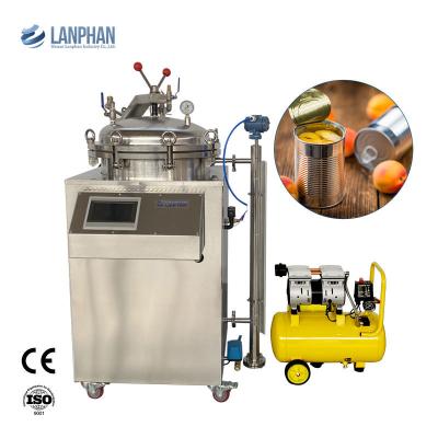 China Automatic Sterilizer Retort Autoclave Laboratory Vertical Steam Water Bath Milk for sale