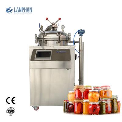 China Automatic Sterilization Retort Machine Steam Water Bath Bottle Edible Fungus for sale