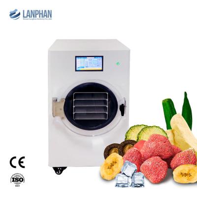 China 8kg 10kg Freeze Dryer Dehydration Equipment Drying Milk Meat Lyophilizer Machine 45mm for sale